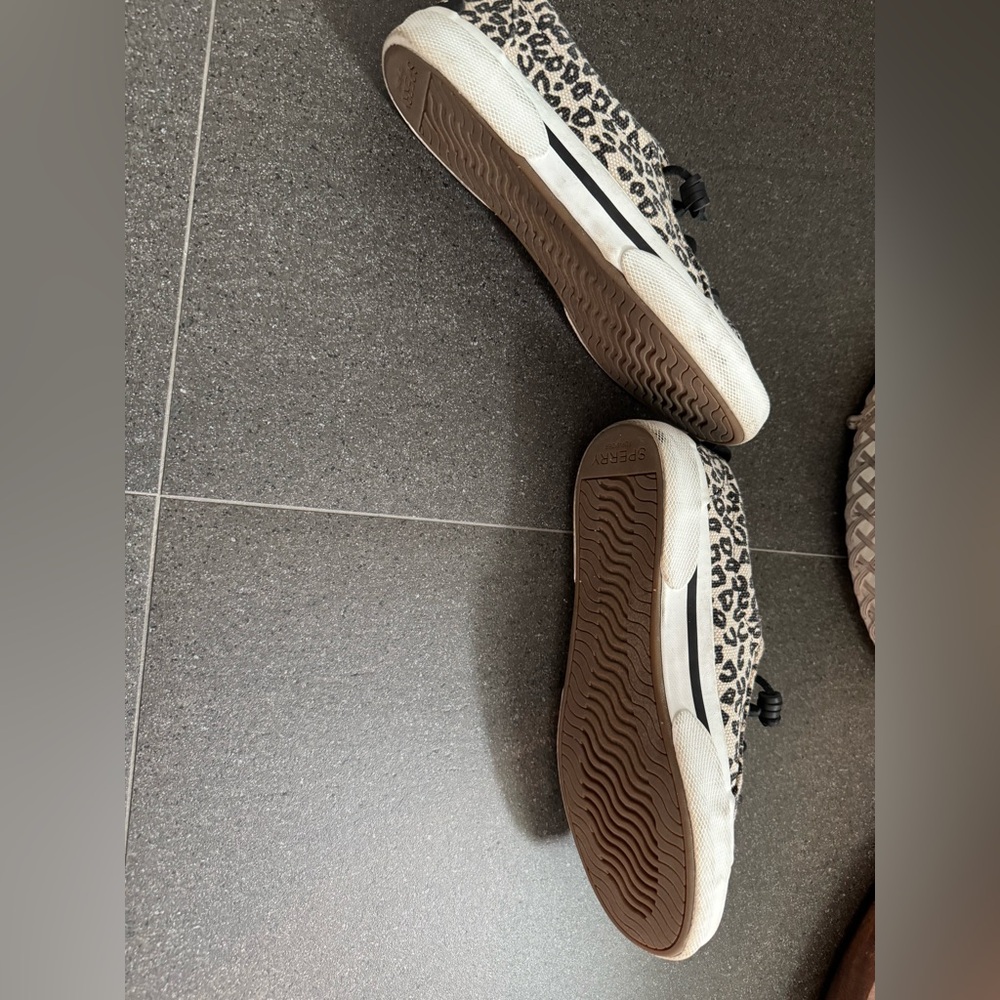 Sperry Leopard Print Sneakers - Picture 5 of 6